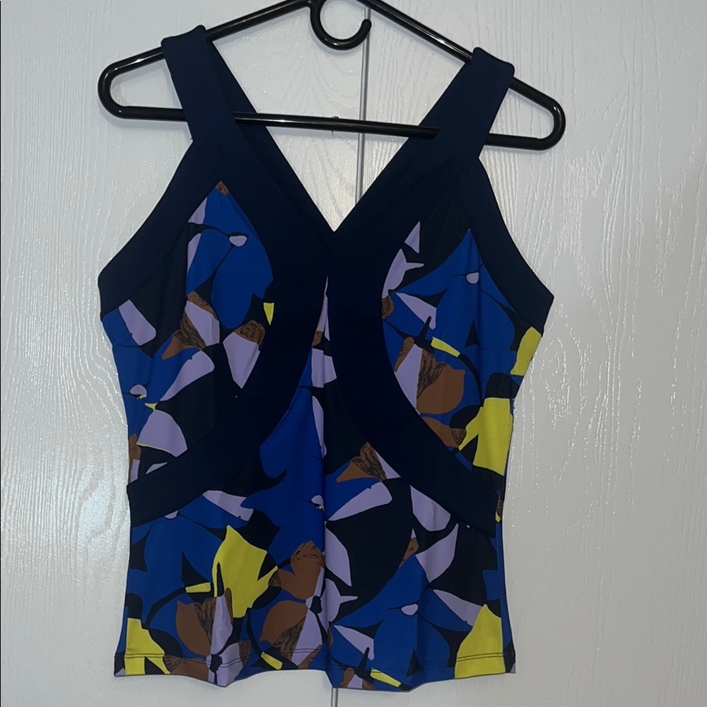 Original Penguin Abstract Floral Active Tank